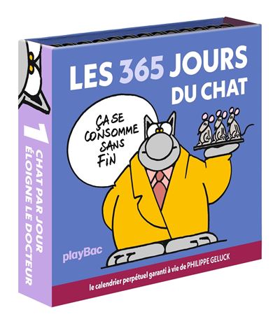 PLAY BAC EDS Calendrier Les 365 jours du Chat - Tome 2 (Broch&eacute;)