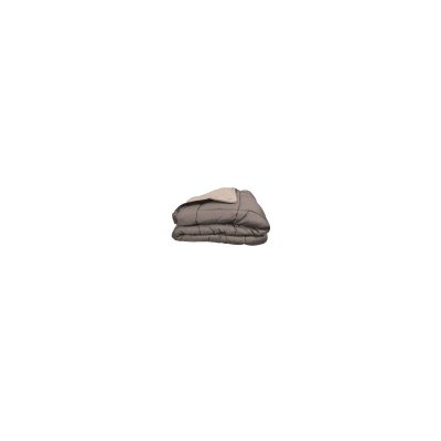 TOISON D OR CALGARY Couette chaude Microfibre 400g/m&sup2; Taupe & Lin 140x200cm