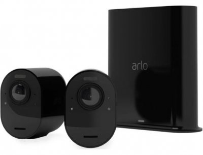 ARLO Cam&eacute;ra de s&eacute;curit&eacute;  UltraV2 spotlight Noir pack 2 VMS5240B