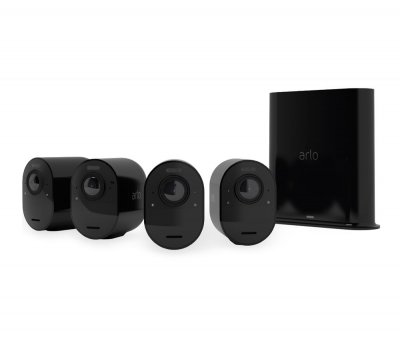 ARLO Cam&eacute;ra de s&eacute;curit&eacute;  UltraV2 Spotlight Noir PACK 4 VMS5440B