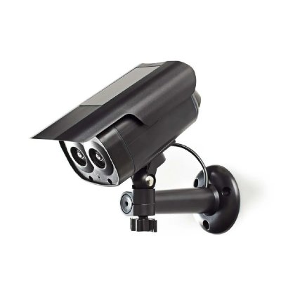 ALPEXE Cam&eacute;ra de S&eacute;curit&eacute; Factice   Tube   IP44   Noir     -1811