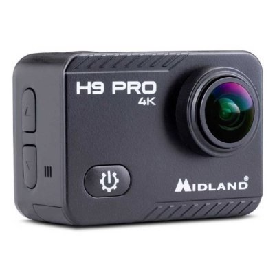 MIDLAND Cam&eacute;ra de sport Wi-Fi  H9 Pro Action Cam4K noire