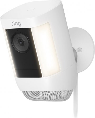 RING Cam&eacute;ra de surveillance -  - Spotlight Cam Pro sur secteur - Blanc