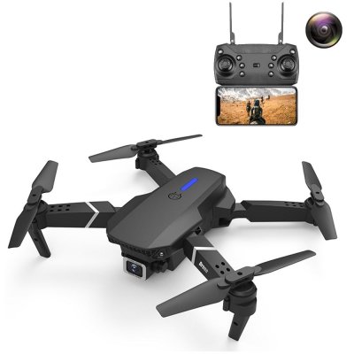 Camera Drone 4k Compatible Android Iphone iOS H&eacute;licopt&egrave;re 4 Canaux 6 Axes LED Anti-Collision -