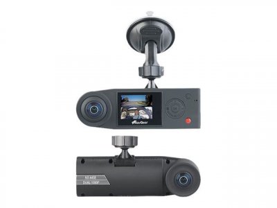 NAVGEAR Cam&eacute;ra embarqu&eacute;e Full HD 360&deg; avec 2&nbsp;cam&eacute;ras et acc&eacute;l&eacute;rom&egrave;tre MDV-5500.dual