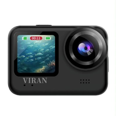 Camera sport 4k anti-shake double &eacute;cran &eacute;tanche wifi 48mp ultra grand angle yonis 