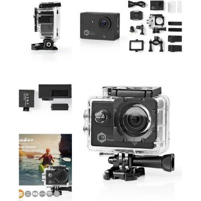 GENERIQUE Cam&eacute;ra sport 4K Type GOPRO 20 MPixel Support &Eacute;tanche 30.0 m 90 min Wi-Fi pour: Android&acute; / IOS