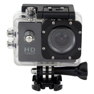 YONIS Cam&eacute;ra Sport Etanche 30M Cam&eacute;ra Action Grand Angle Photo Vid&eacute;o HD 1080P Noir + SD 32Go