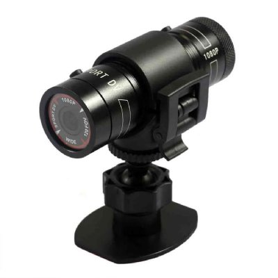 YONIS Cam&eacute;ra Sport Microphone Film Full HD 1080P Tube Waterproof 8 Go + Kit Fixation