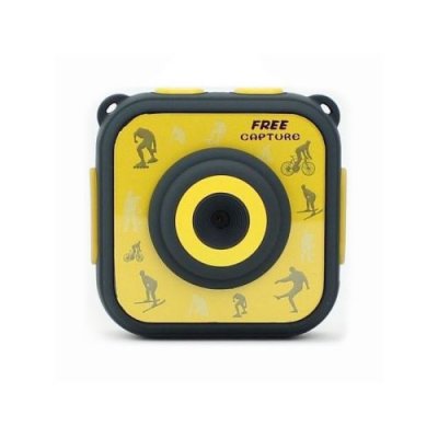 DENVER ELECTRONICS Cam&eacute;ra Sportive avec Accessoires ACT-1303 1280 x 720 HD Jaune 