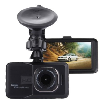 YONIS Cam&eacute;ra voiture 720p dvr 170 degr&eacute;s dashcam 3.0 pouces vision nocturne 