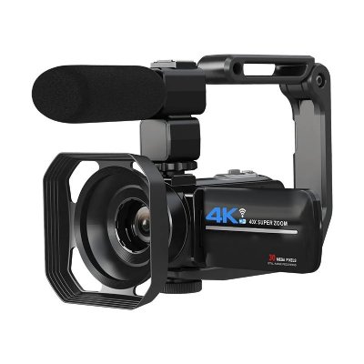 YONIS Cam&eacute;scope num&eacute;rique 4k avec &eacute;cran tactile 3 pouces zoom 40x stabilisateur wifi  