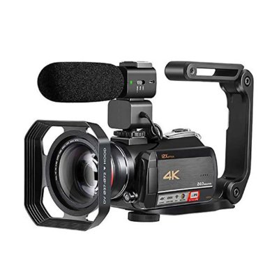 YONIS Cam&eacute;scope Num&eacute;rique 4K HD Vision Nocturne WiFi Zoom Optique 12X Avec Micro Et Support 