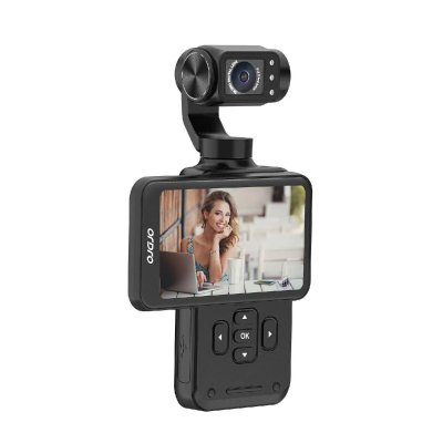 YONIS Cam&eacute;scope Num&eacute;rique 5k Anti-tremblement &Eacute;cran Pivotant Vision Nocturne 
