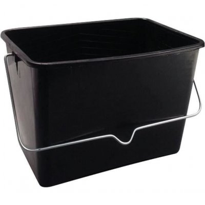 SAVY Camion/seau &agrave; peinture 7 Litres Noir 