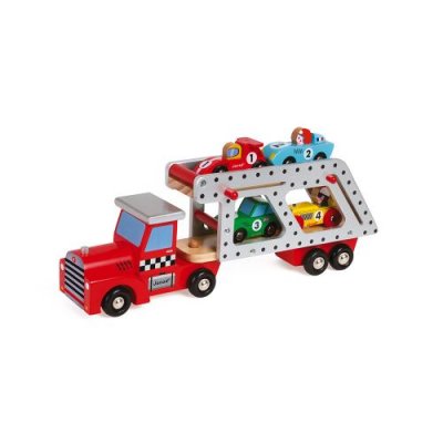 JANOD Camion transporteur 4 voitures story