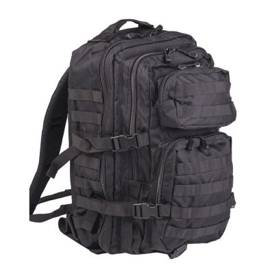 MIL TEC Camouflage Militaire Arm&eacute;e Sac &agrave; dos US assault pack 36L MOLLE Noir
