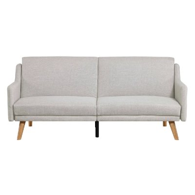 Canap&eacute; convertible scandinave 3 places gris clair ESTER - Gris clair