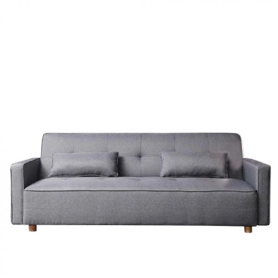 CONCEPT USINE Canap&eacute; droit convertible scandinave 3 places COPENHAGE - Gris