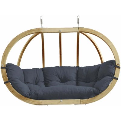 AMAZONAS Canap&eacute; suspendu Globo royal Anthracite - coussin imperm&eacute;able
