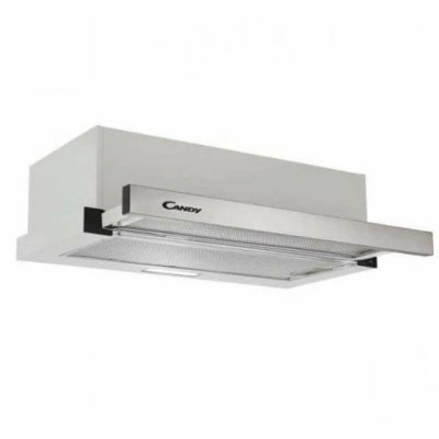 CANDY  Cbt6130/3x Telescopic Hoods 60 Cm Argent&eacute;