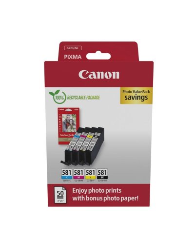 CANON  2106C006 cartouche d'encre 4 pi&egrave;ce(s) Original Noir, Cyan, Magenta, Jaune