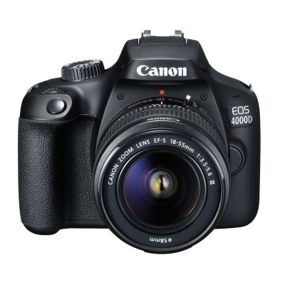 CANON  APN Reflex EOS 4000D + EF-S18-55 mm - Noir
