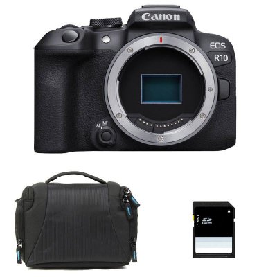 CANON  appareil photo hybride eos r10 nu + sac + carte sd 8 go