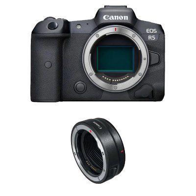 CANON  appareil photo hybride eos r5 nu + bague ef-eos-r 