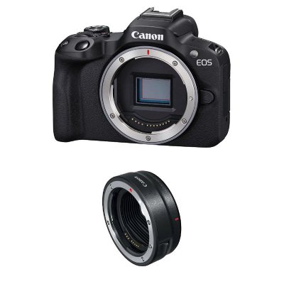 CANON  appareil photo hybride eos r50 + bague ef-eos r
