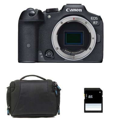 CANON  appareil photo hybride eos r7 nu + sac + carte sd 8 go