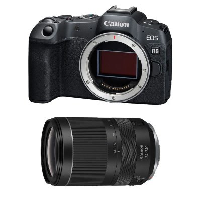 CANON  appareil photo hybride eos r8 + rf 24-240mm f/4-6.3 is usm