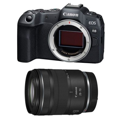 CANON  appareil photo hybride eos r8 + rf 28-70mm f/2.8 is usm 