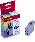 CANON  BCI-21 Cartouche d'encre d'origine Jaune, cyan, magenta