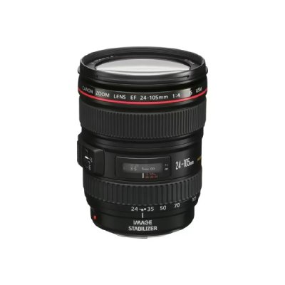 CANON  EF 24-105 mm F4.0 IS L USM 77 mm Objectif (adapt&eacute; &agrave;  EF) noir