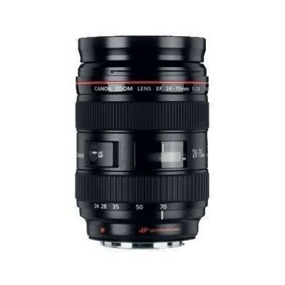 CANON  EF 24-70 mm F2.8 L USM 77 mm Objectif (adapt&eacute; &agrave;  EF) noir