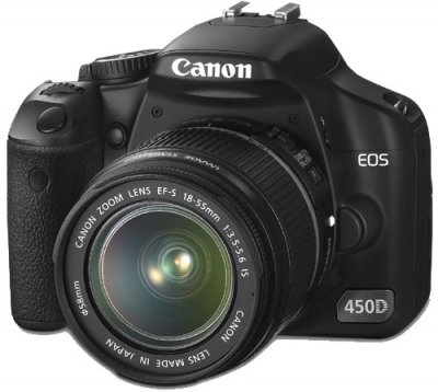 CANON  EOS 450D + Obj.  EF-S IS 18 - 55 mm f : 3.5 - 5.6 