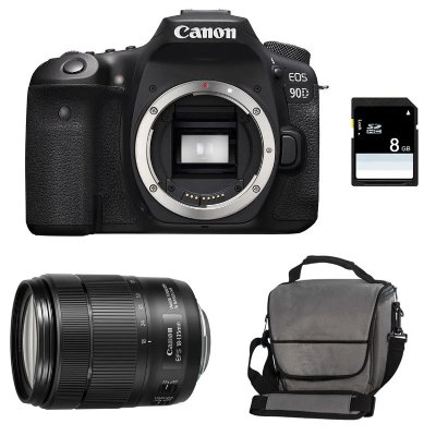 CANON  eos 90d + 18-135 is usm + sac + sd 8go 