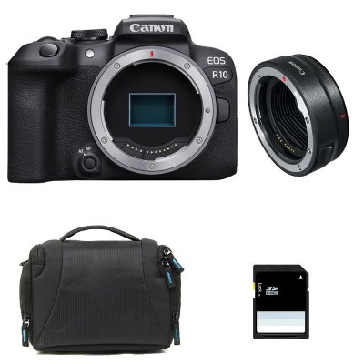 CANON  EOS R10 Garanti 3 ans + Sac + Carte SD 8 Go + Bague EF-EOS R