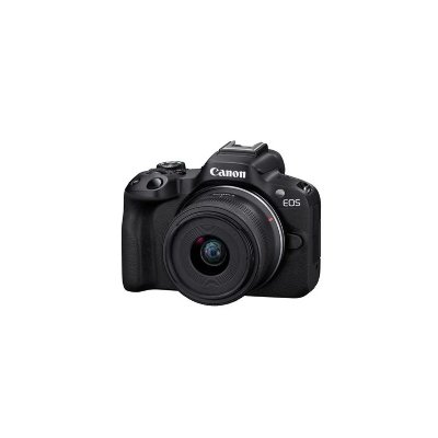 CANON  EOS R50 Appareil Photo Noir + Objectif RF-S 18-45 is STM