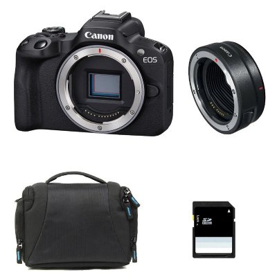 CANON  EOS R50 Garanti 3 ans + Sac + Carte SD 8 Go + Bague EF-EOS R