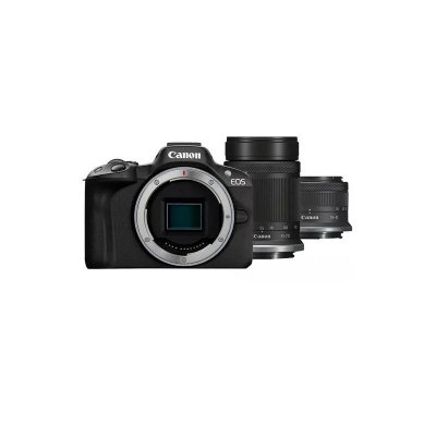 CANON  EOS R50 + RF-S 18-45mm f/4.5-6.3 IS STM + RF-S 55-210mm f/5-7.1 IS STM