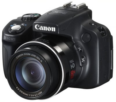 CANON  PowerShot SX50 HS - Appareil photo num&eacute;rique - compact - 12.1 MP - 1080p - 50x zoom optique