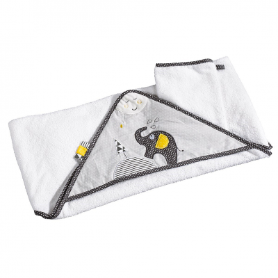 SAUTHON Cape de bain et gant de toilette babyfan - 