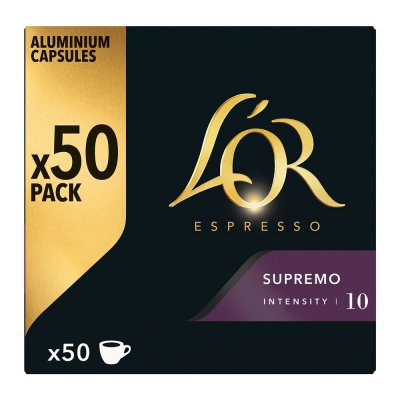 L OR Capsule caf&eacute; L'or L''OR ESPRESSO SUPREMO CAPSULES 50 PC 260 GR