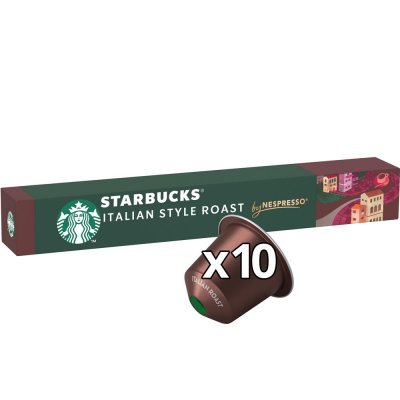 STARBUCKS Capsule caf&eacute;  by nespresso italian roast x10 DART-7010419