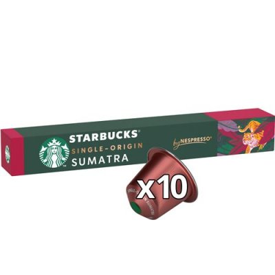 STARBUCKS Capsule caf&eacute;  by NESPRESSO Sumatra (X10 capsules)