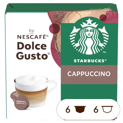 STARBUCKS Capsules Nestle  BY DOLCE GUSTO CAPPUCCINO