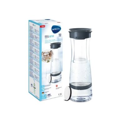 BRITA Carafe filtrante  FILL&SERVE MIND gris fonc&eacute;