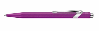 CARAN D ACHE Caran d'ache Stylo &agrave; bille 849 Colormat-X, violet - Lot de 2